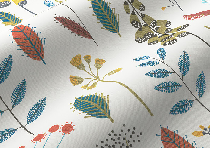 Amala, Teal - Made to Measure Curtains - Image 4